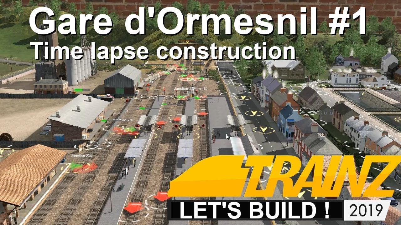Trainz 2019  - Construction de la gare d'Ormesnil #1