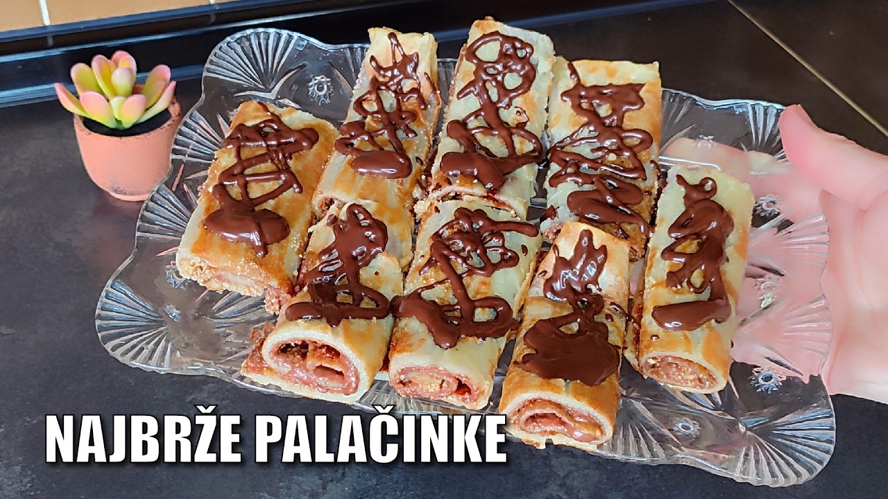 HIT Palačinke iz Rerne - Gotove za 20 Minuta - Posne Palačinke