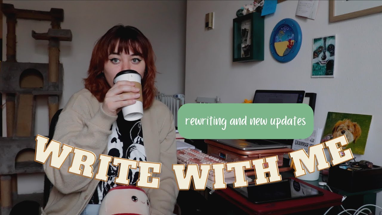 write with me and my disorganized thoughts // writing vlog 3