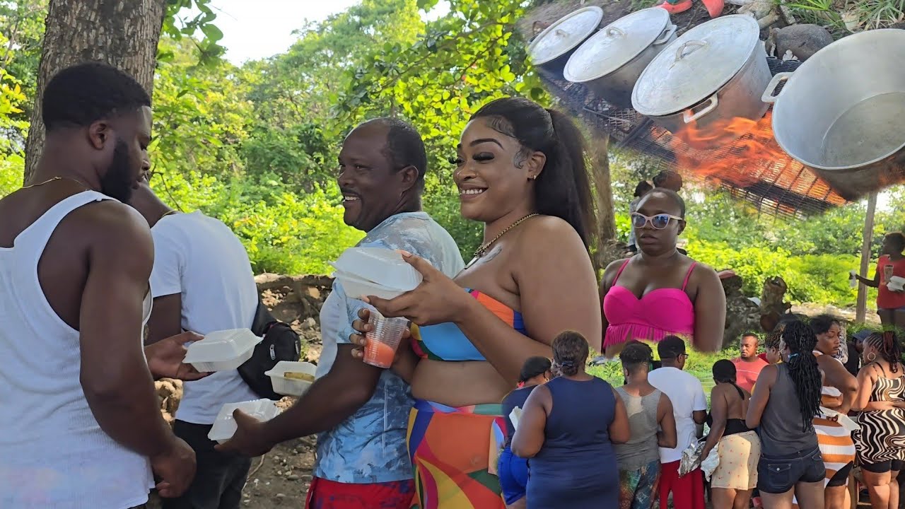 This principal treats his staff to a Colaz Smith tv adventure | fish bammy coconut dumpling chicken