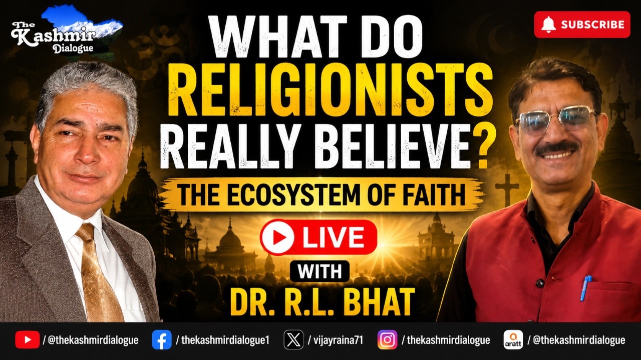 What Do #Religionists Really Believe? | The #Ecosystem of #Faith | LIVE with Dr. R.L. Bhat