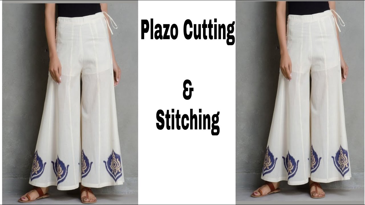 #plazo pant#plazo cutting #how to cut &stich plazo pant#simple plazo#easy plazo cutting #loose plazo