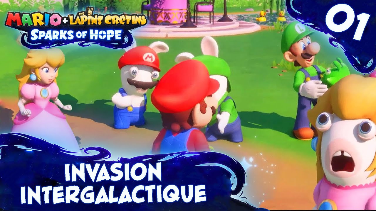 Invasion Intergalactique - [Mario+TheLapinsCr&eacute;tins Sparks of Hope] #01