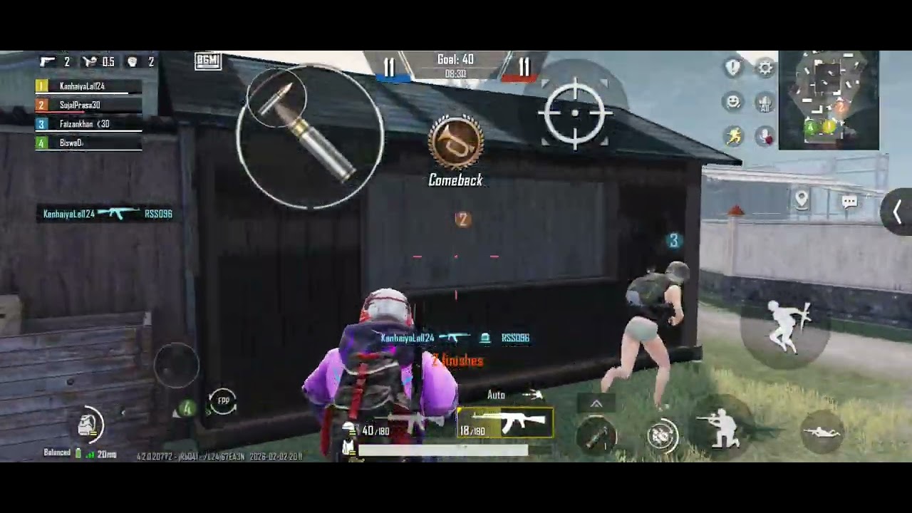 BGMI TDM Full Rush Gameplay | No Mercy