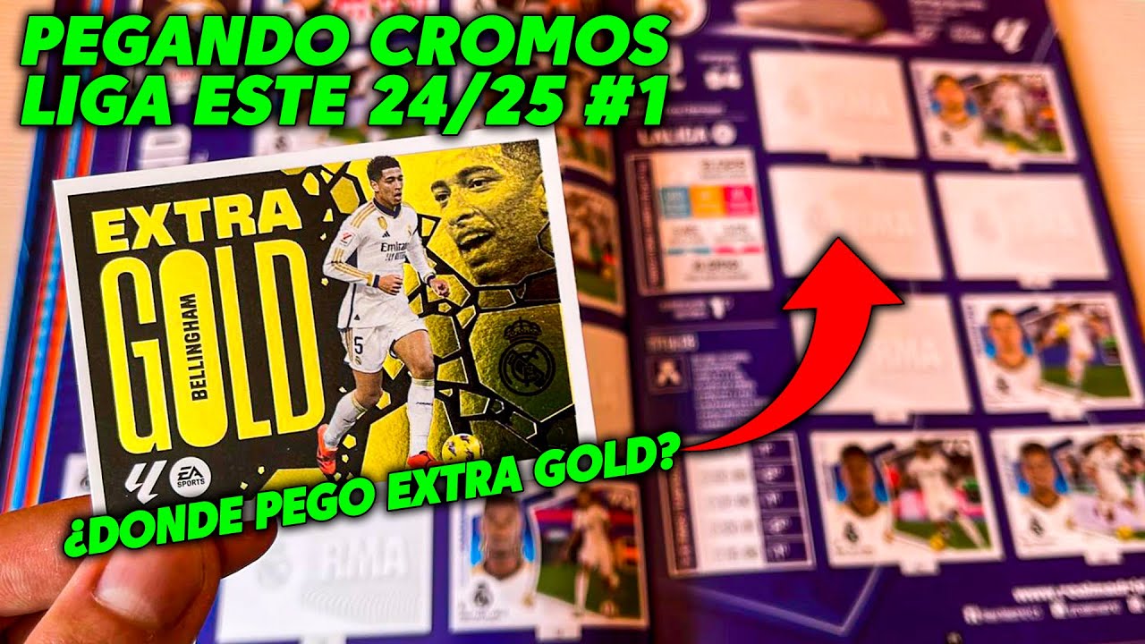 PEGANDO CROMOS de LIGA ESTE 2024/25 #1