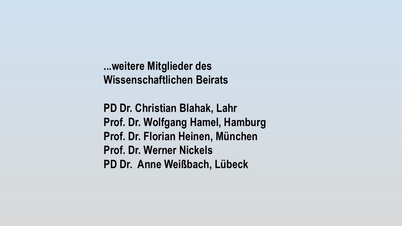 Dystonie im Dialog - DYD   Der Wissenschaftliche Beirat stellt sich vor