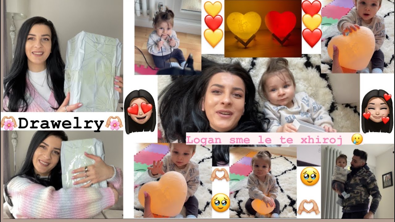 VLOG SHQIP🎥//Dhurata nga Drawelry, por jo per mua❤️/ Reagimi i Logan kur vjen Albani nga puna 🥹