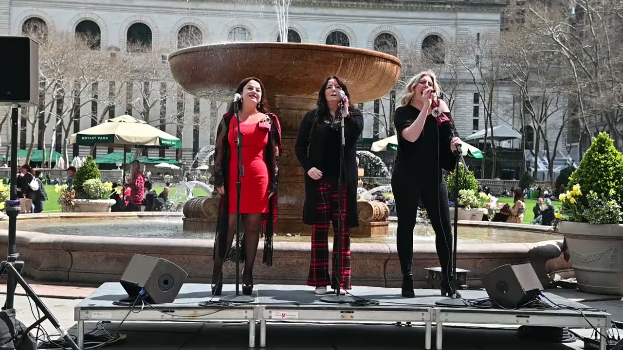 The Highland Divas Bryant Park 4/8/2022 Tartan Week