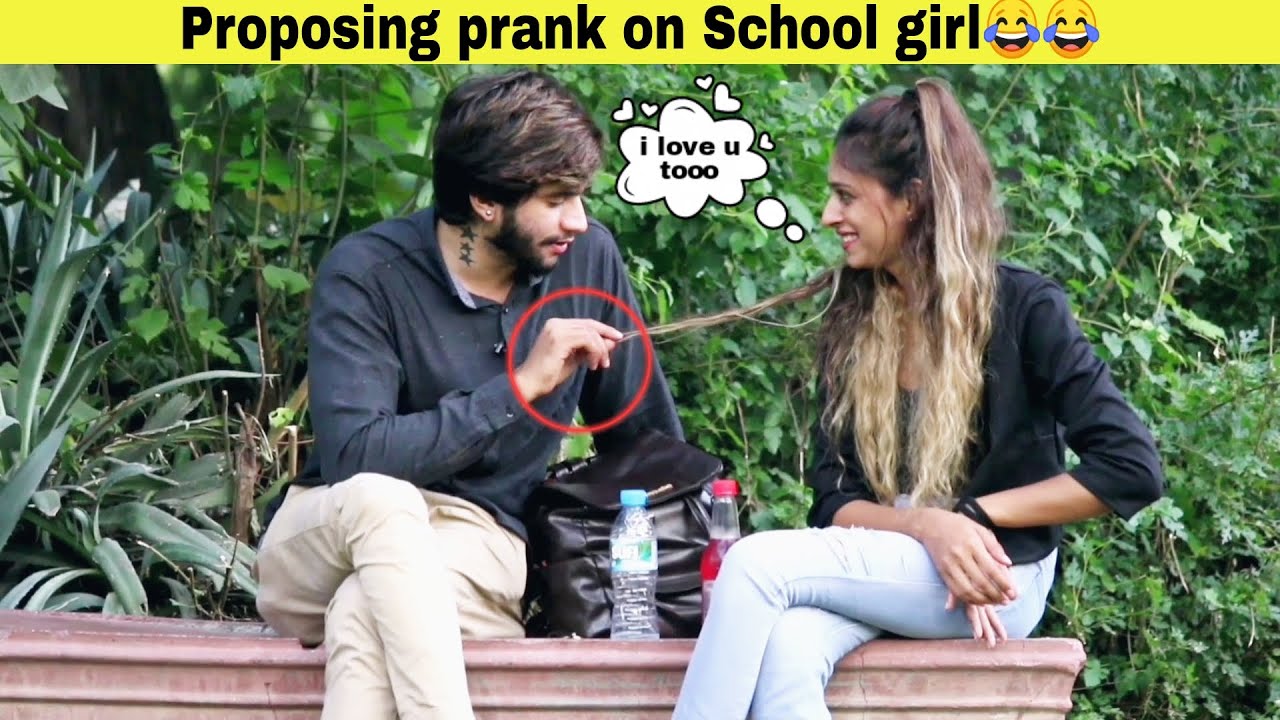 Proposing Prank On School Girls || @Awais Bhatti