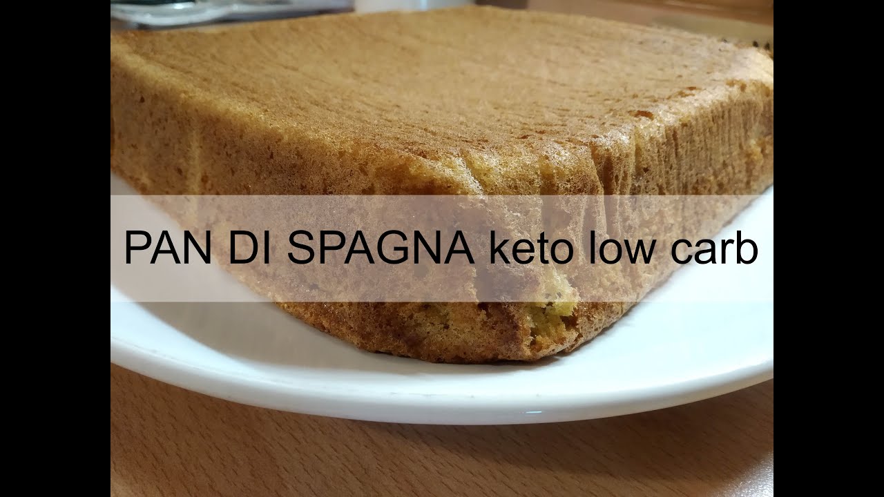 Ricetta PAN DI SPAGNA keto diet low carb