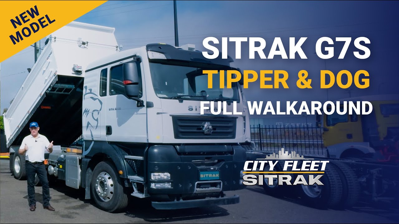 [NEW] SITRAK G7S 6x4 Tipper & Dog (2025) Full Walkaround | City Fleet Sitrak