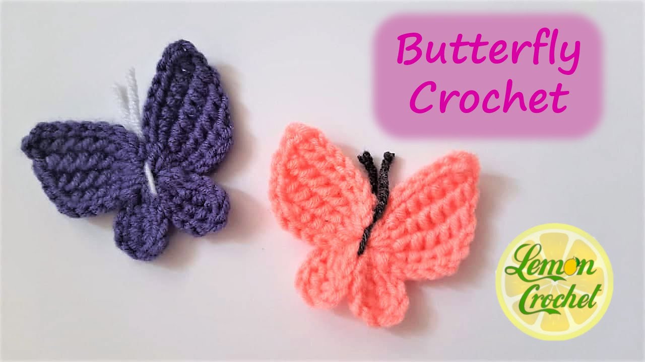 Crochet Butterfly --- Easy and Beautiful!