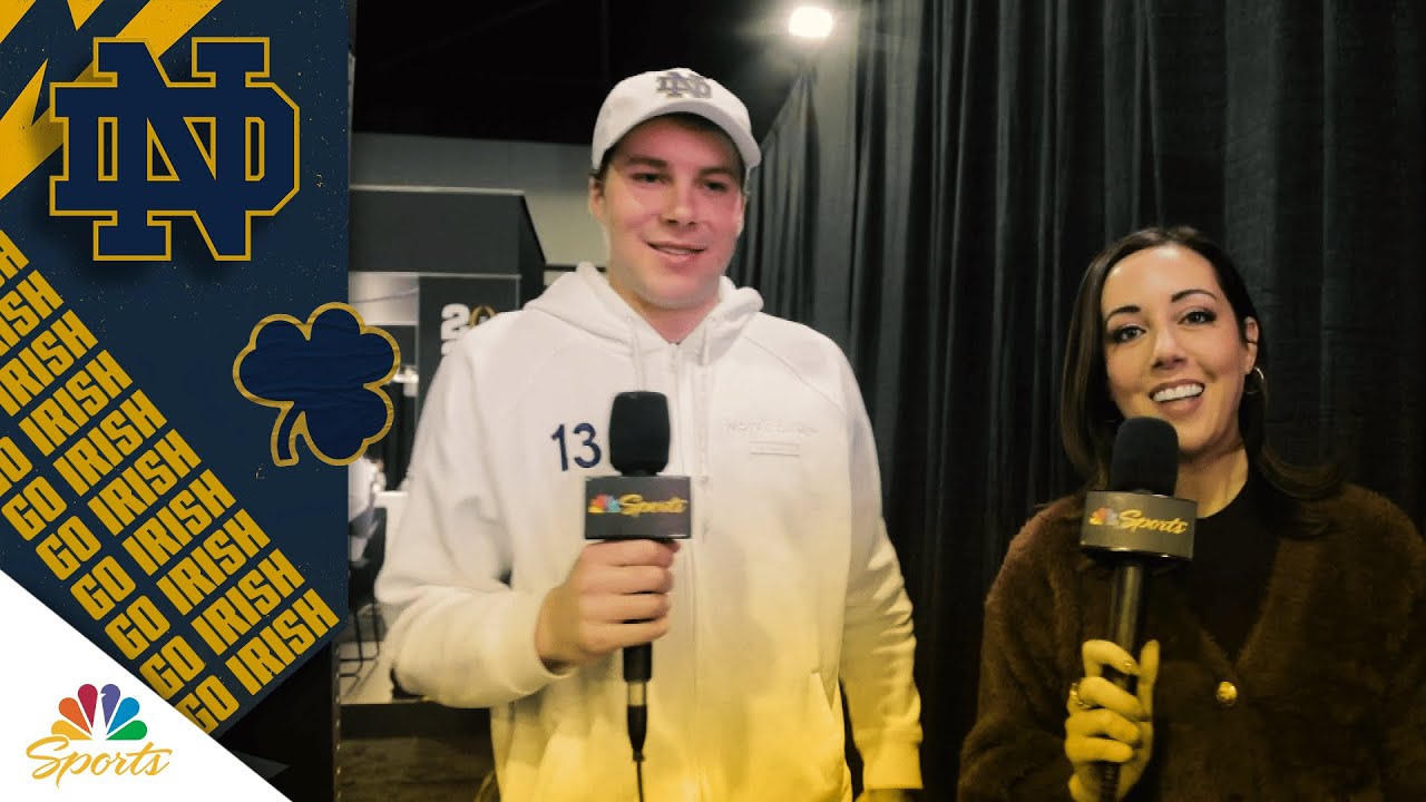 Why Notre Dame quarterback Riley Leonard has a 'You Suck' bracelet | NBC Sports