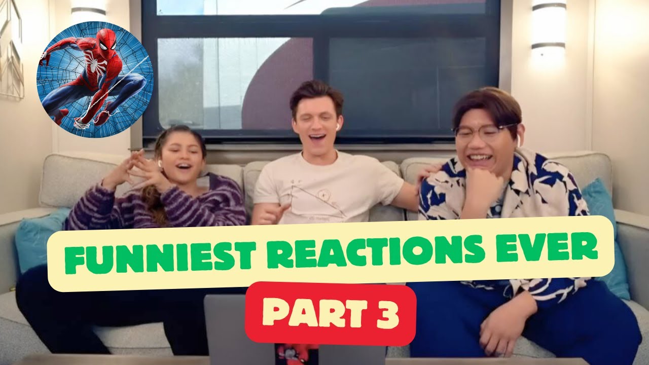 Tom Holland, Zendaya, and Jake can&rsquo;t stop laughing at viral videos