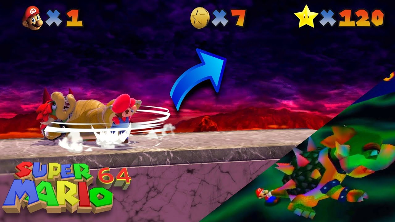 Smash Ultimate- Mario 64 Final Battle Recreation! (HD)