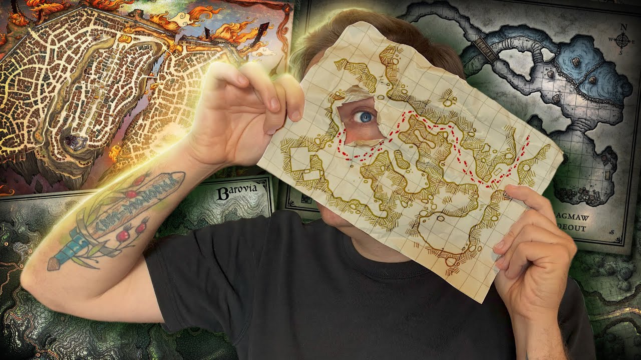 Какие КАРТЫ нужны для игры в D&D?