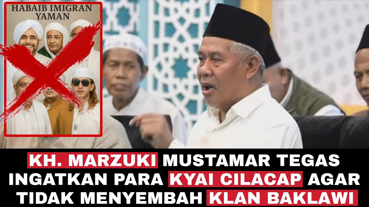 🛑Live Terbaru KH. Marzuki Mustamar di Cilacap: Bongkar Kedustaan Nasab Baklawi