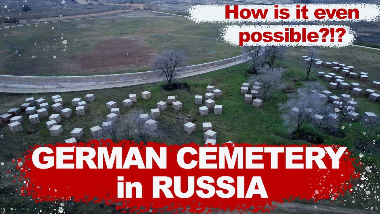 A German cemetery in RUSSIA. How is this even possible?