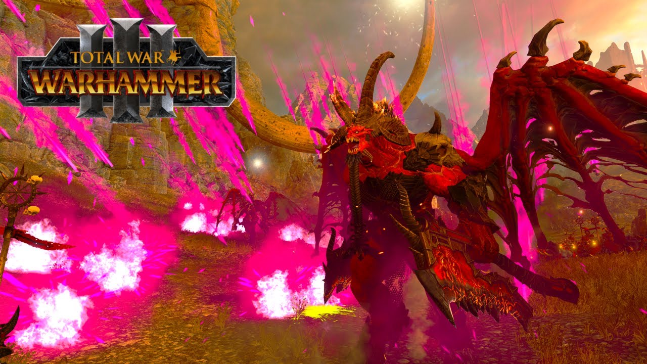 Total War WARHAMMER 3－Khorne VS Skaven | FIRESupport | Firework Show | 4K