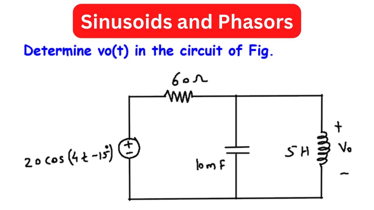 Determine vo(t) in the circuit of Fig. | Sinusoids and Phasors | Electrical Engineering