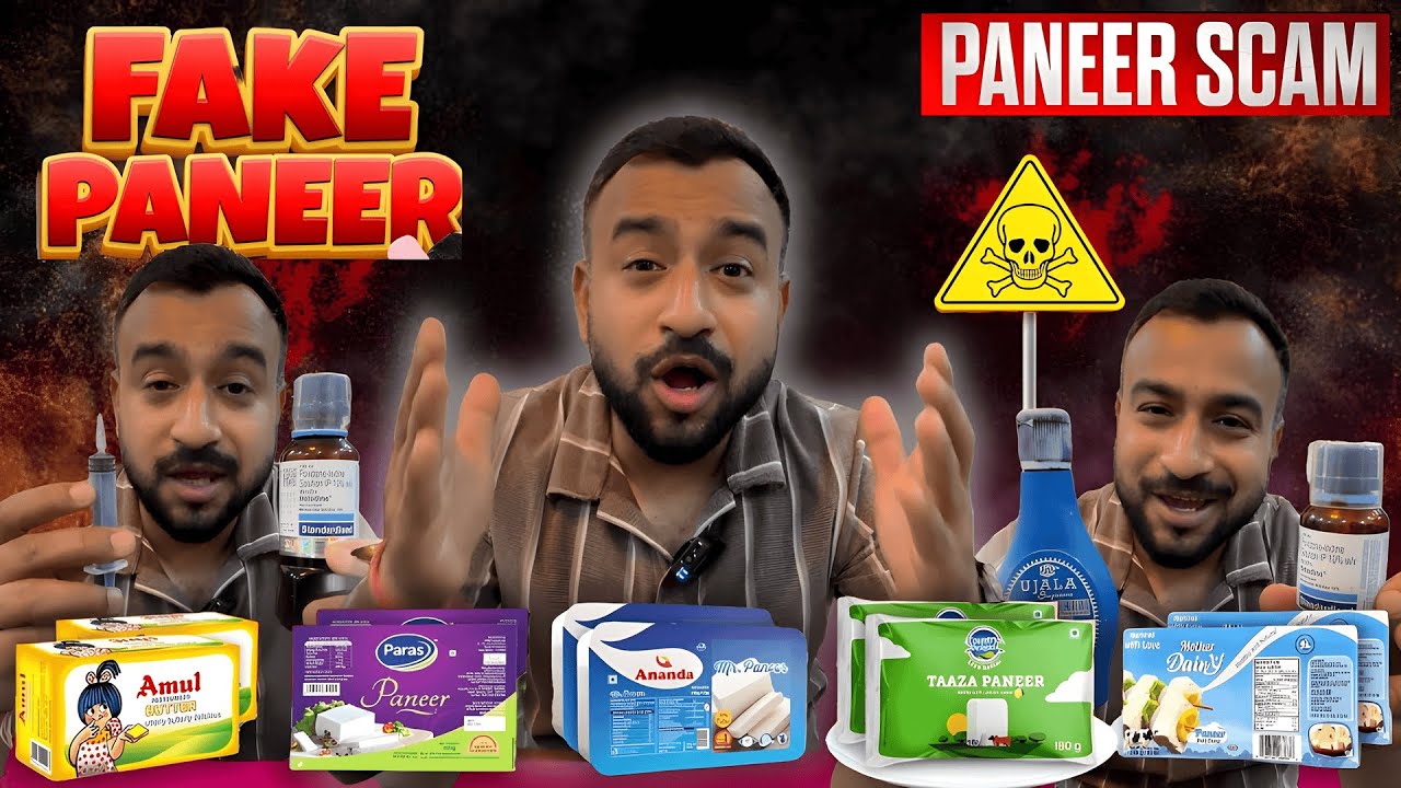 Testing Fake Paneer Of Every Famous Brand 😱😱| REAL PANEER OR FAKE PANEER