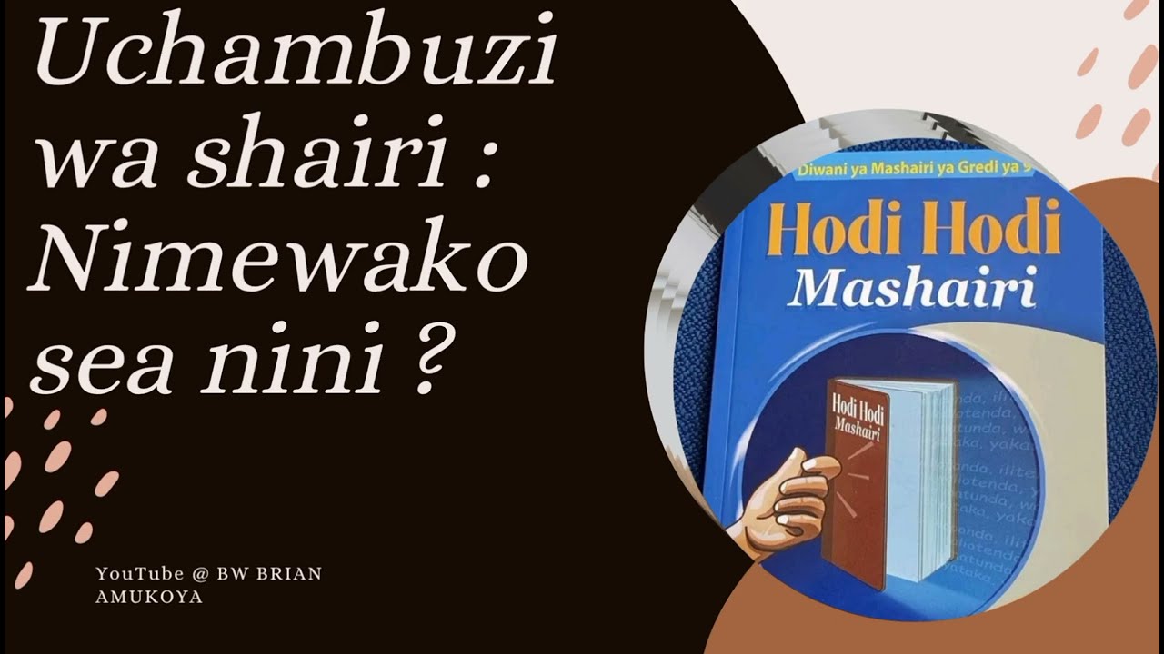 DIWANI  HODI HODI MASHAIRI GREDI 9,,#swahili #education #duet