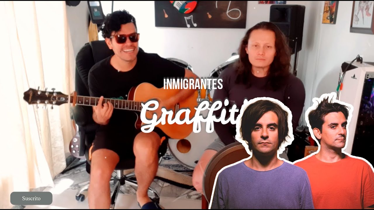 ¿Cómo sonaria INMIGRANTES - GRAFFITI con Guitarra Acústica?