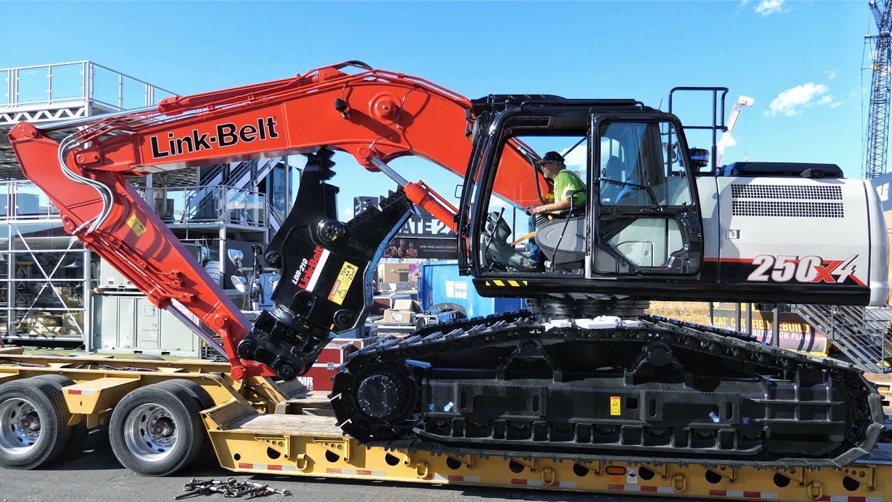 Moving the Link Belt 250 from Conexpo 2020