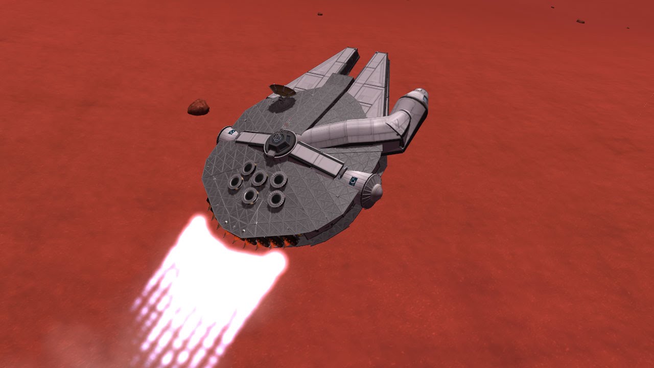 Star Wars Episode VII Tribute - Millennium Falcon - Kerbal Space Program