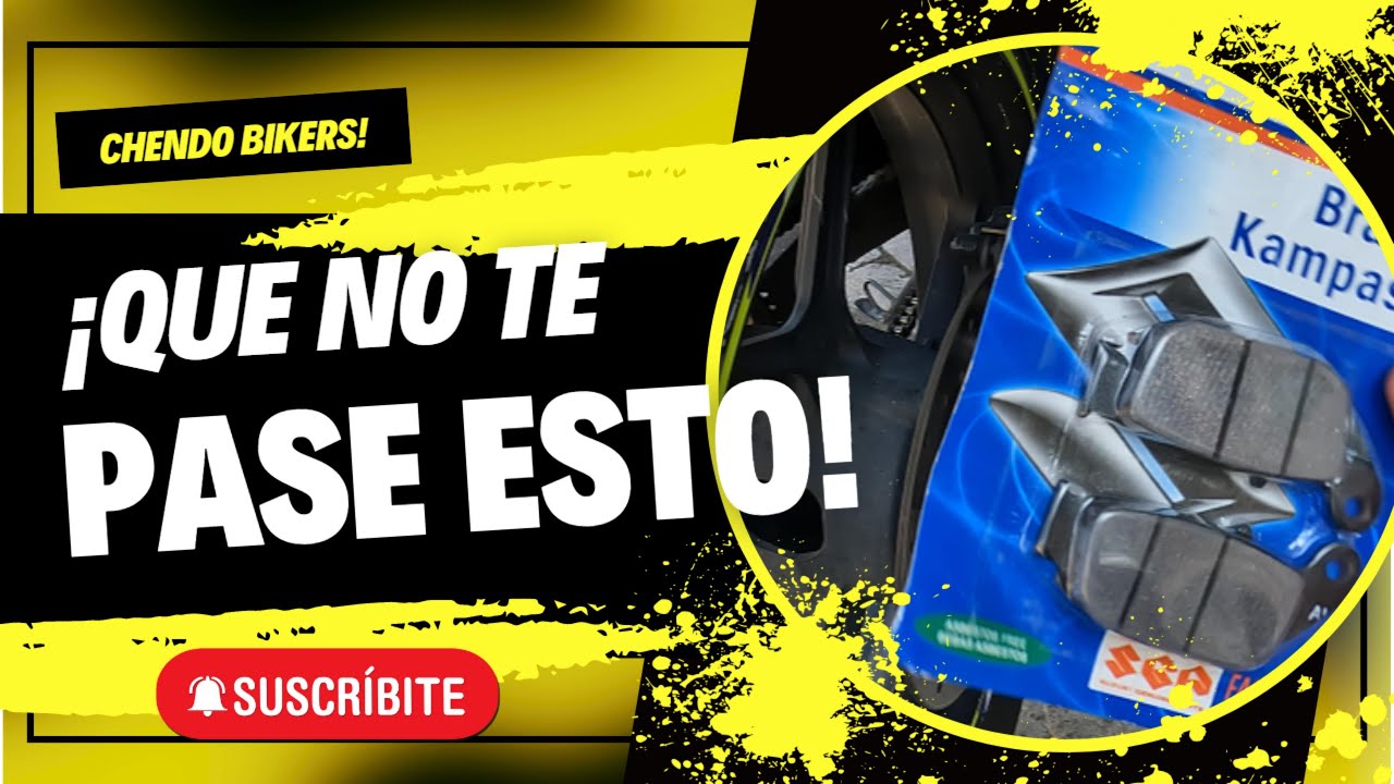 CAMBIO DE BALATAS TRASERAS | FRENO DE DISCO | SUZUKI GIXXER SF - CHENDO BIKERS