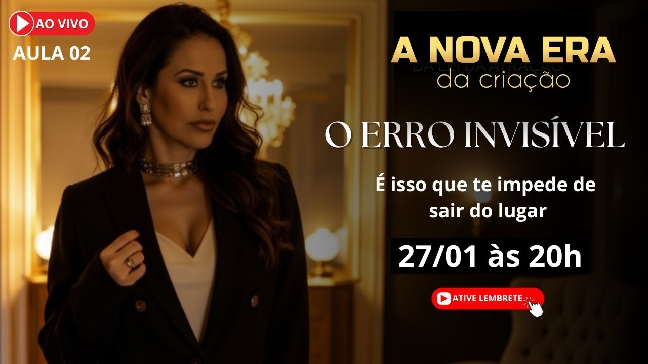 ERRO INVISÍVEL QUE TE IMPEDE DE SAIR DO LUGAR / A NOVA ERA DA CRIAÇÃO - AULA 02