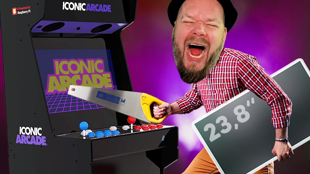 Neues GROßES Display für meinen ICONIC ARCADE!!! 🕹️💥🖥️