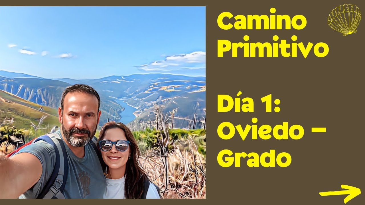 Camino de Santiago Primitivo. ETAPA 1: OVIEDO -  GRADO caminando.