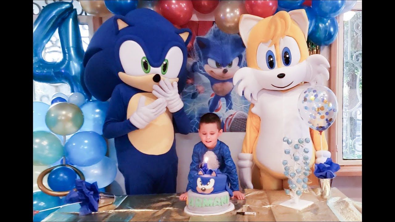 Armani's 4th Birthday Party - Sonic Themed Party