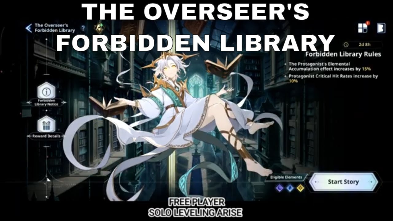 THE OVERSEER'S FORBIDDEN LIBRARY ► SOLO LEVELING : ARISE