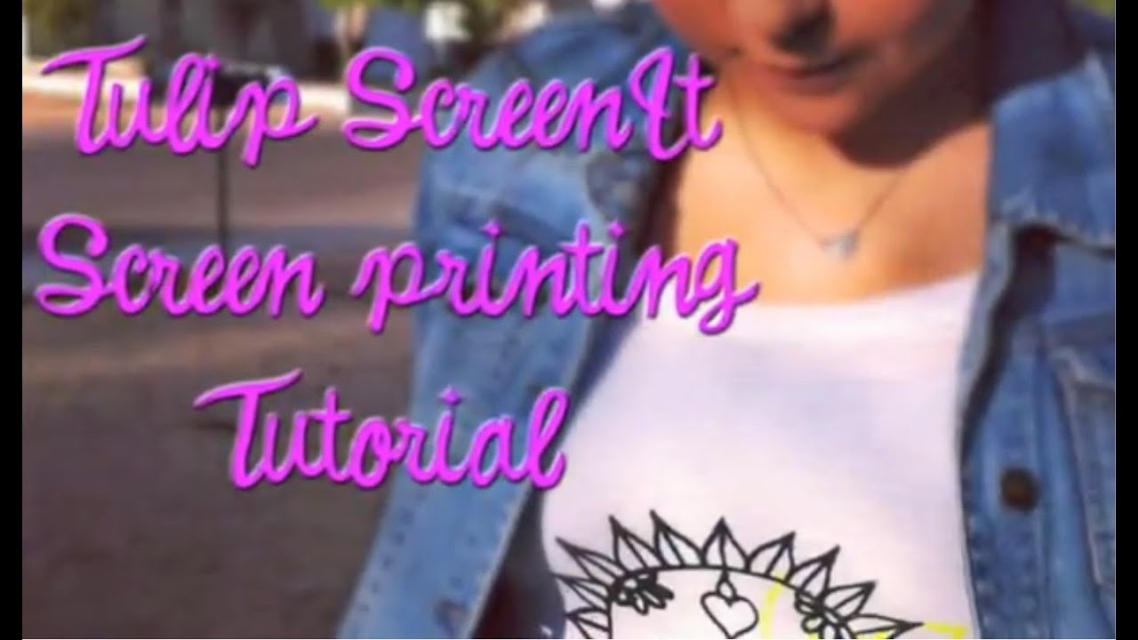 DIY Silkscreen: How to Screen Print with the Tulip ScreenIt
