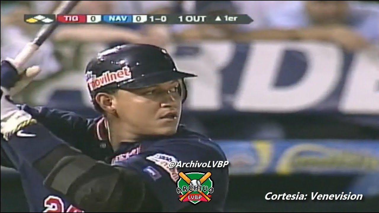 Jonron 1 de Miguel Cabrera  - LVBP FINAL 2006-2007 Juego 1 - Aragua vs Magallanes