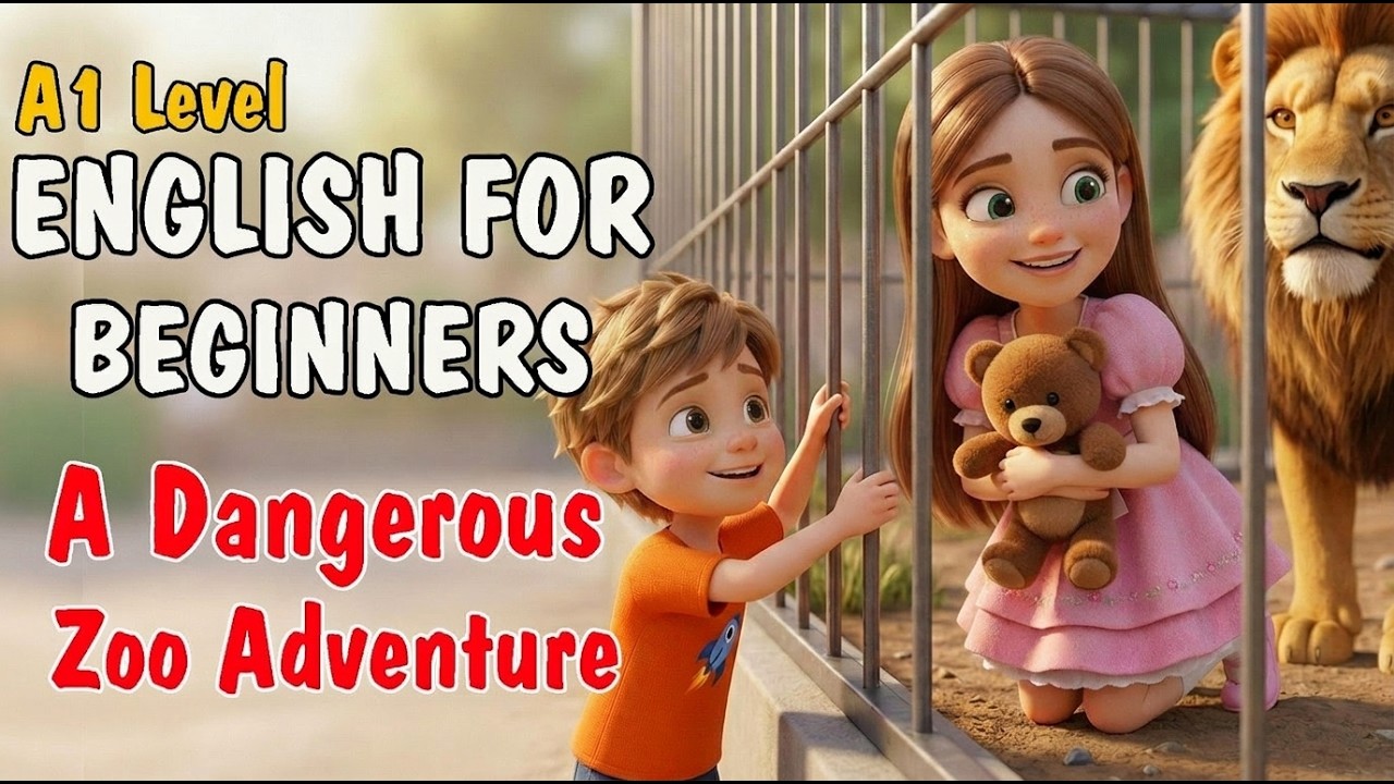 A Dangerous Zoo Adventure | SLOW ENGLISH  English Listening Practice for Beginners A1 Level