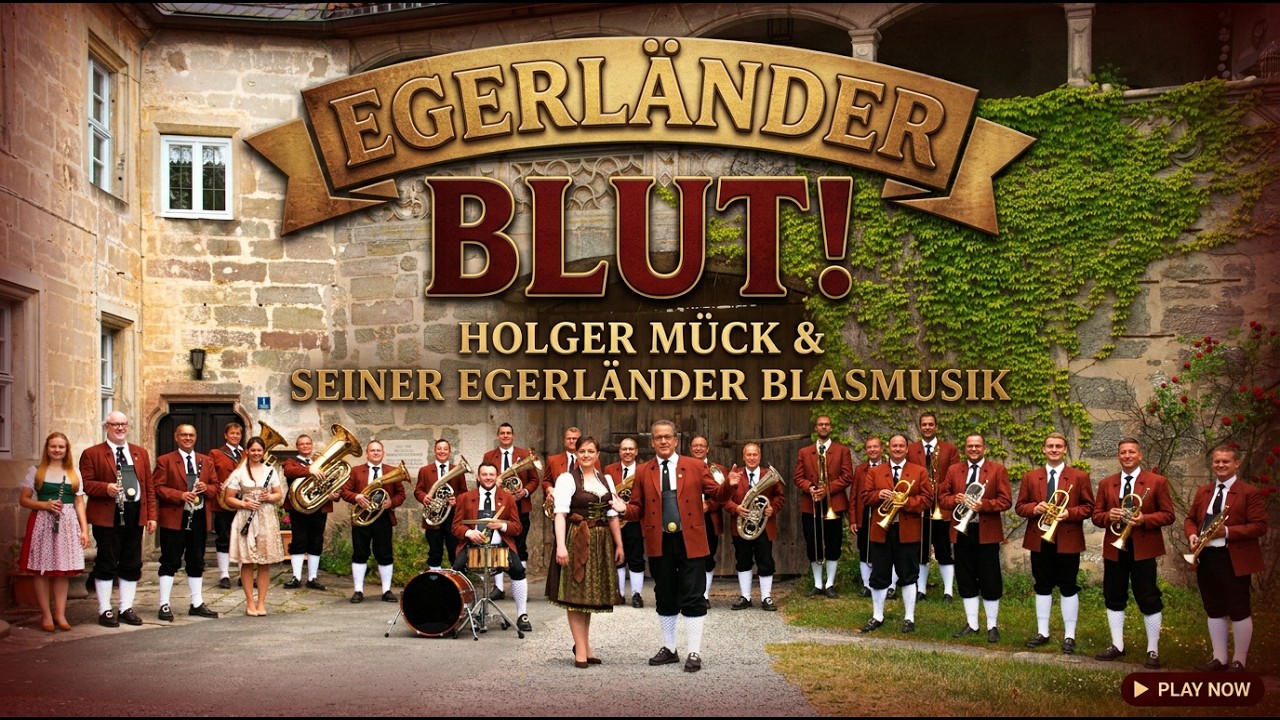 Egerländer Blut - Konzertmarsch LIVE - Rennsteighalle Steinbach am Wald