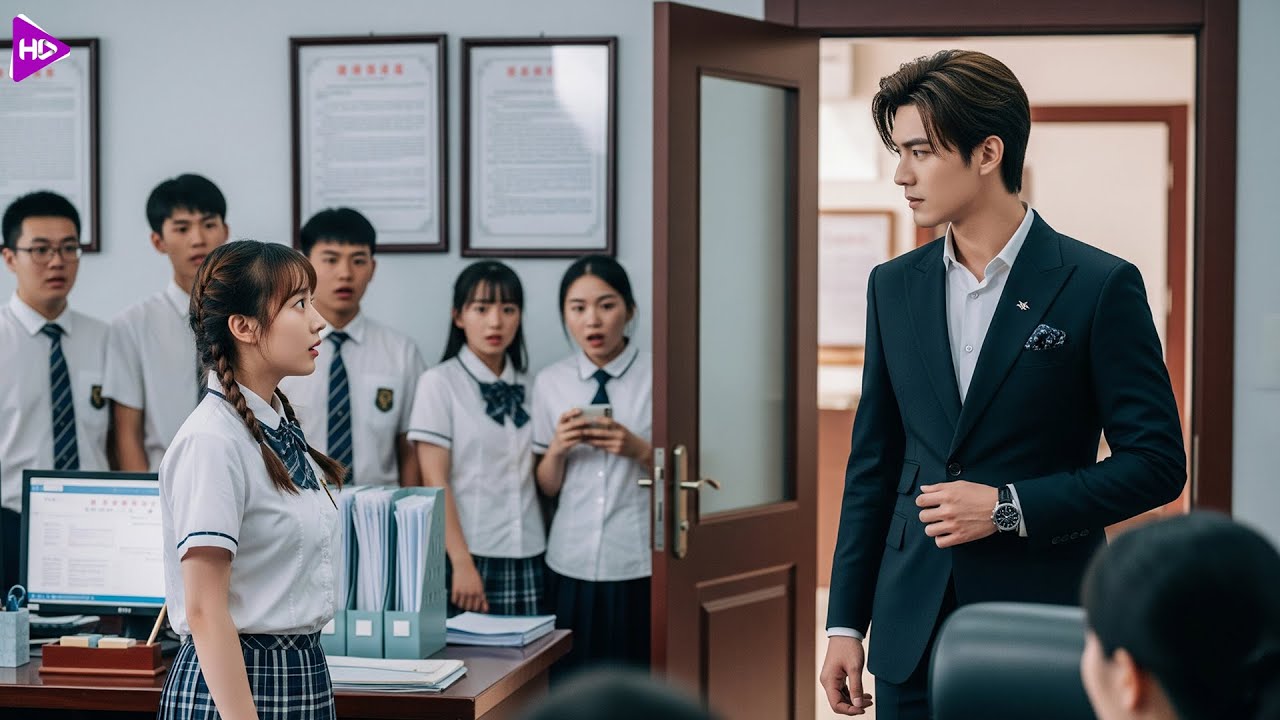 طالبة ريفيـة تم إستدعاء ولي أمرها  , فاستدعت الرئيس التنفيذي اللي دخل بهيبته وصدم الجميع !