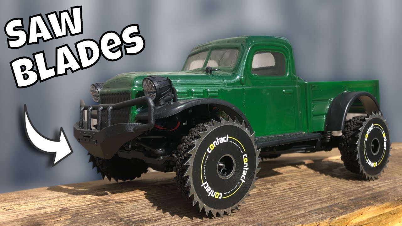 I put Saw Blades on an RC Crawler! Will it crawl any better?