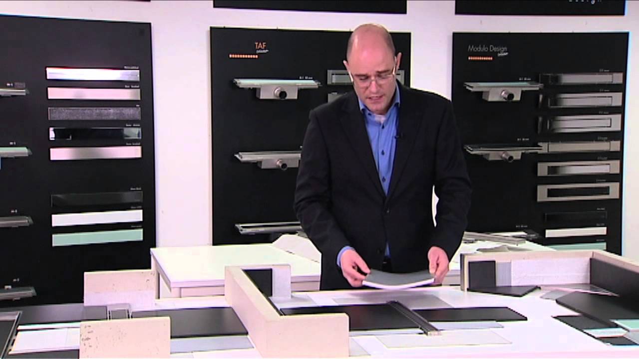 Modulo TAF shower drains - Instructions & Installation - Easy Drain