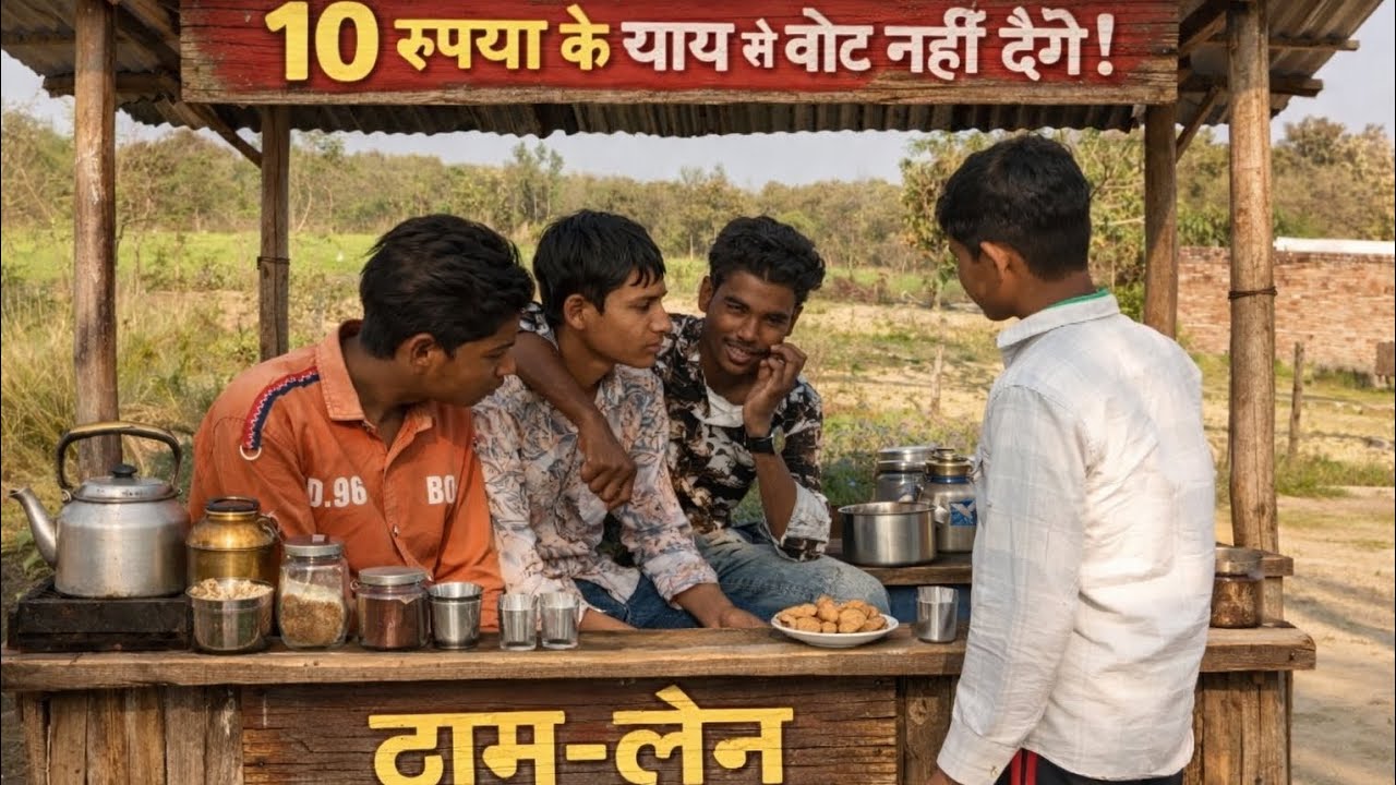  10 रुपया के चाय से वोट नहीं देंगे 😂😀🙏#viralvideo#viral#vlog#support#youtuber#comedyvideo#funnyvideo