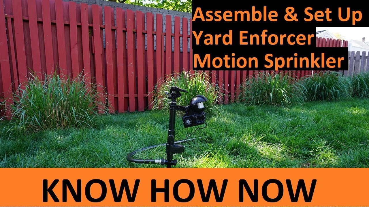 Assemble and Set Up Orbit Yard Enforcer Motion Activated Sprinkler