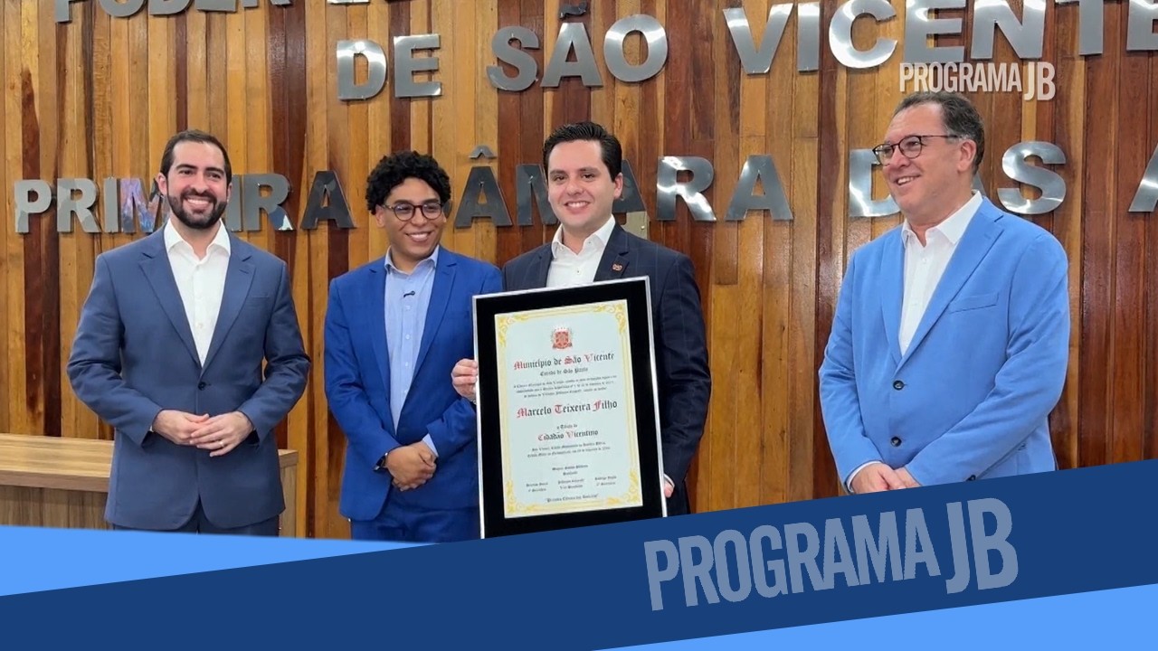 Marcelo Teixeira Filho recebe título de Cidadão Vicentino em sessão solene na Câmara