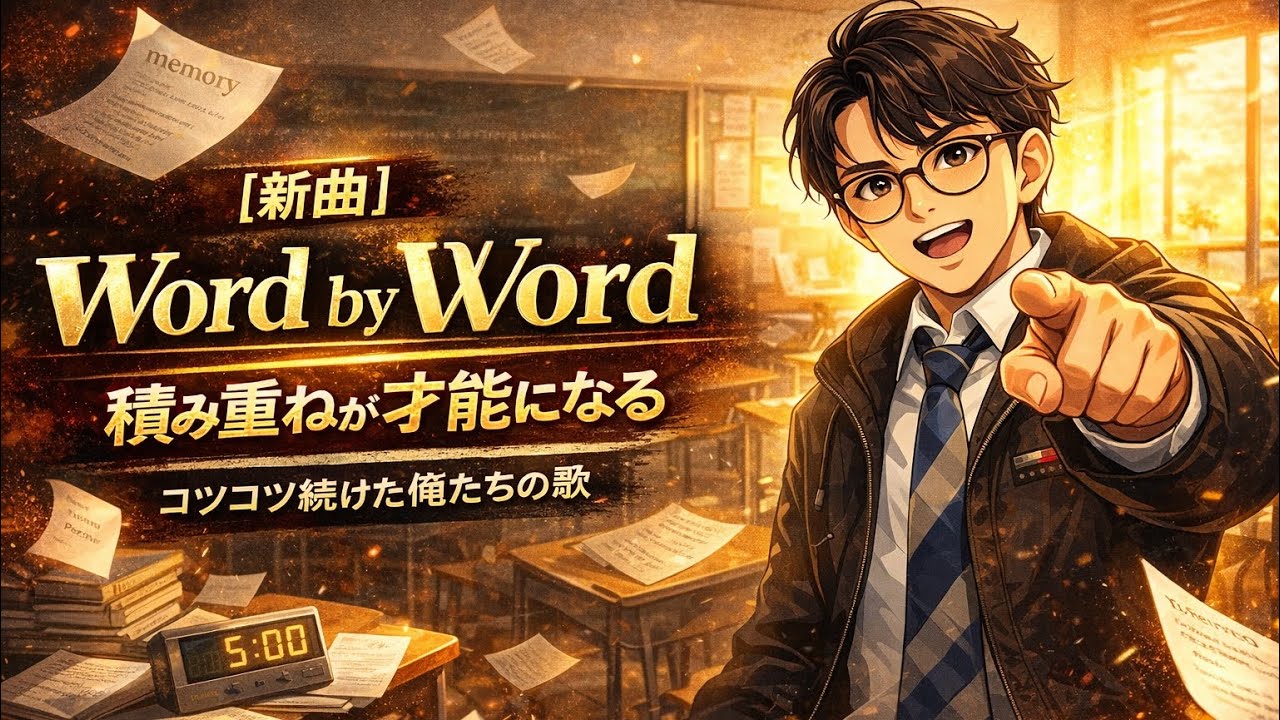 【新曲】Word Marathon 〜積み重ねが才能になる〜