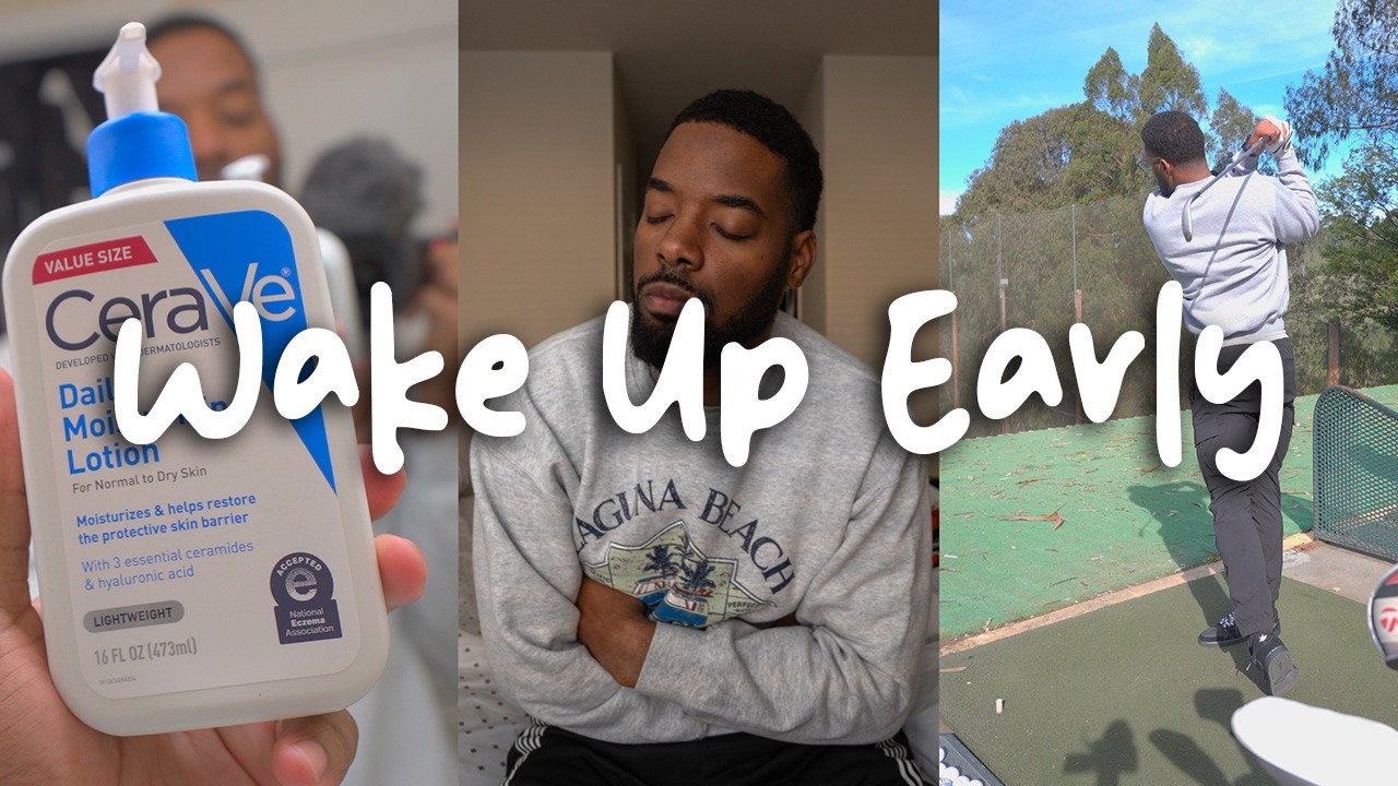 My Realistic Morning Routine | Skincare & Golf