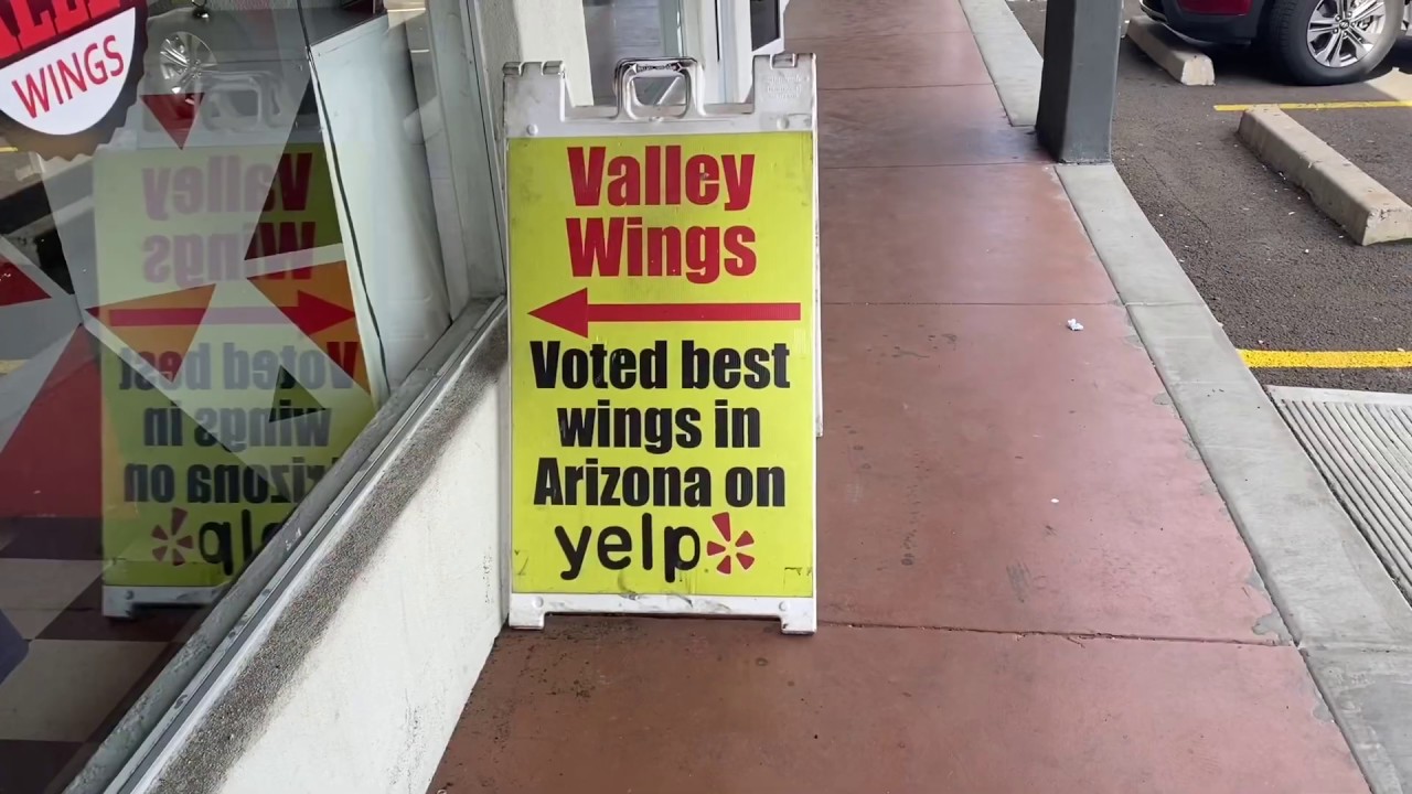 Valley Wings in Phoenix: 4.5 on Yelp? Seriously?