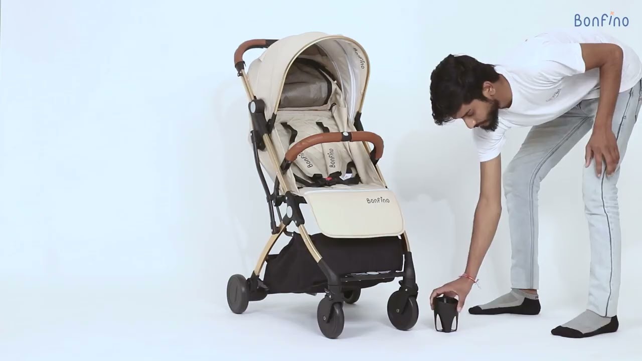 Bonfino Runway Cabin Stroller in Linen Fabric