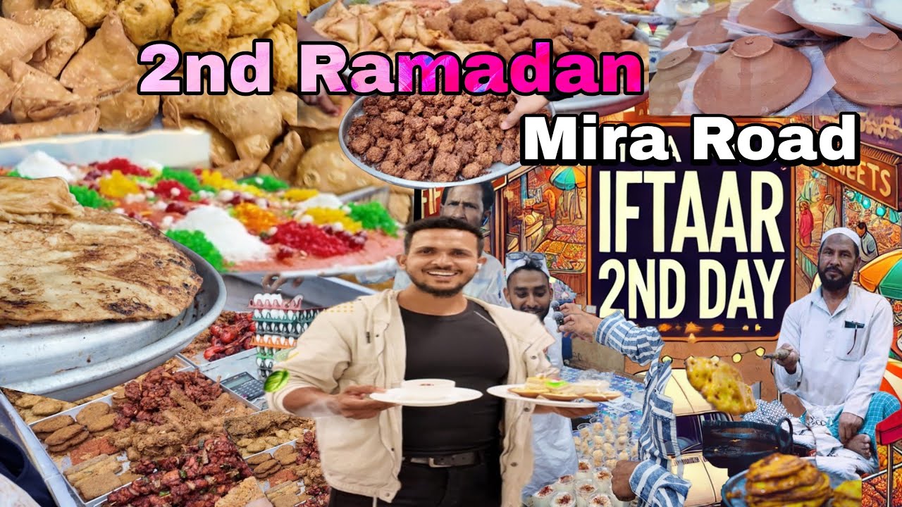 2nd Ramadan At Mira Road 😍 | रमजान का दूसरा रोजा मीरा रोड इफ्तार फूड | Mira road iftaar Food 2025